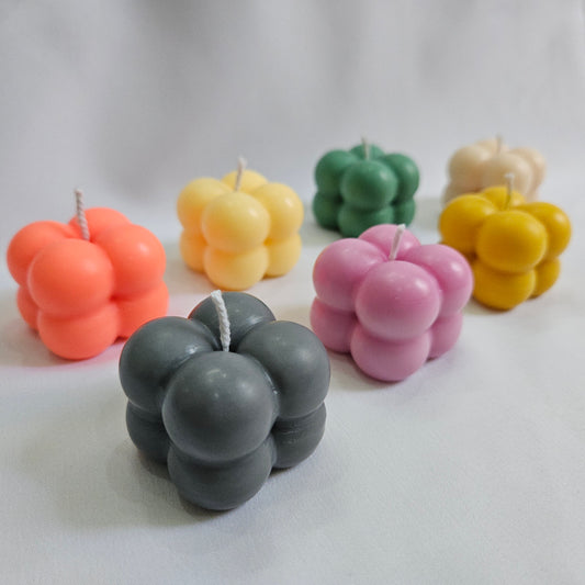 Cute Bubble Candle Set of 4