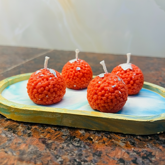 laddu Candle Set of 4