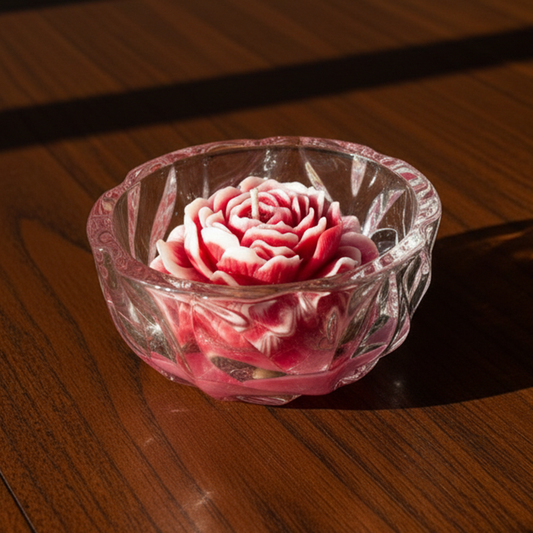 Peony Rose Jar Candle