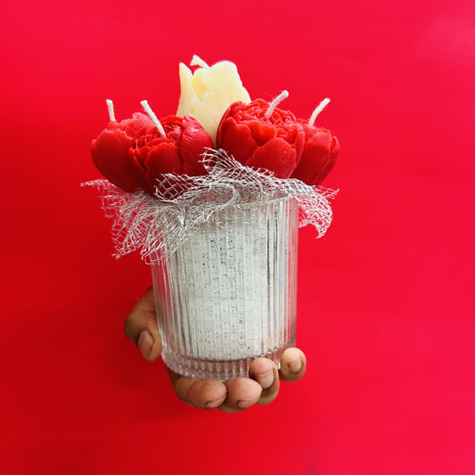 Blooming Flame Candle”